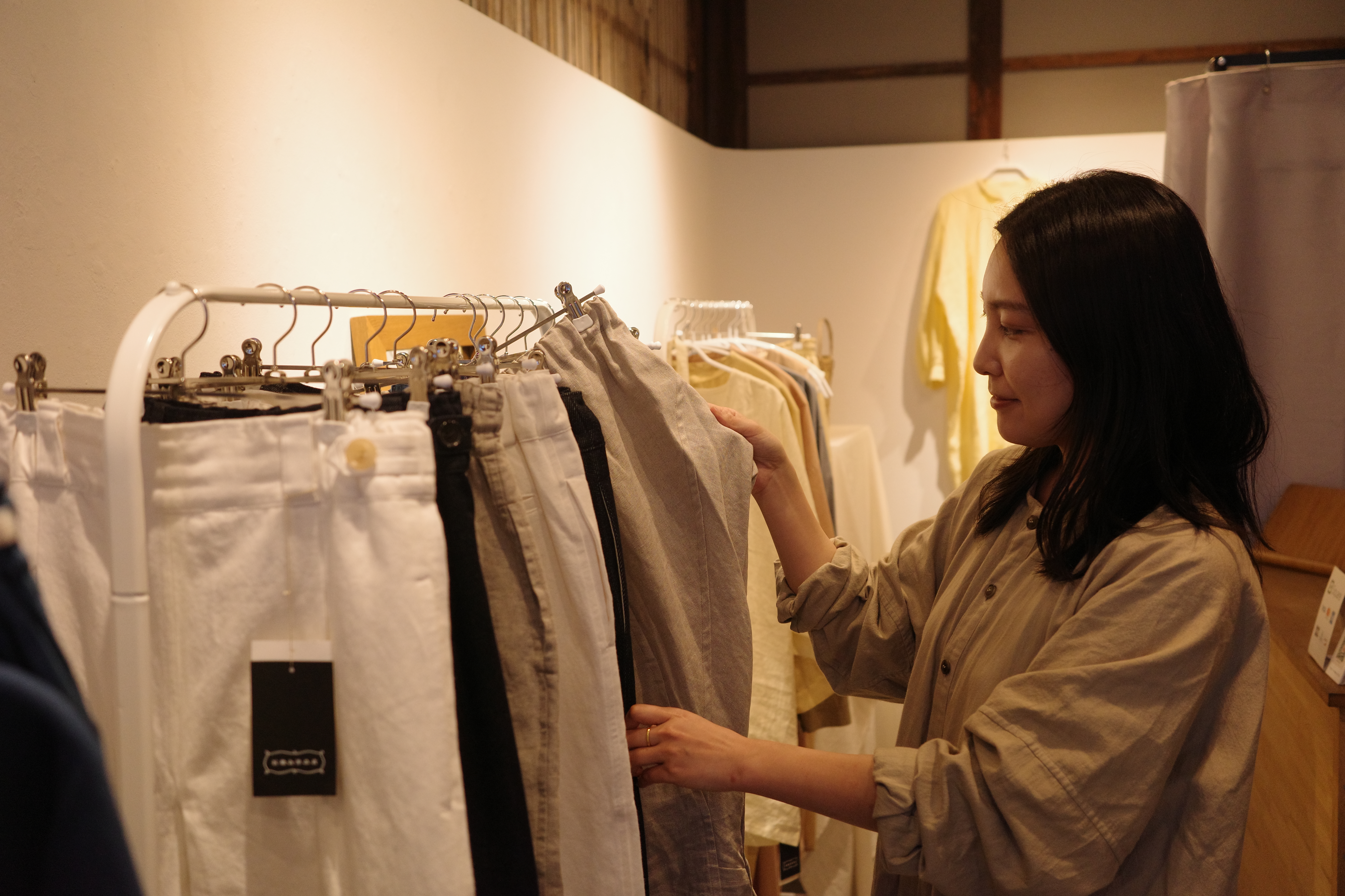 「石徹白洋品店」のポップアップにて