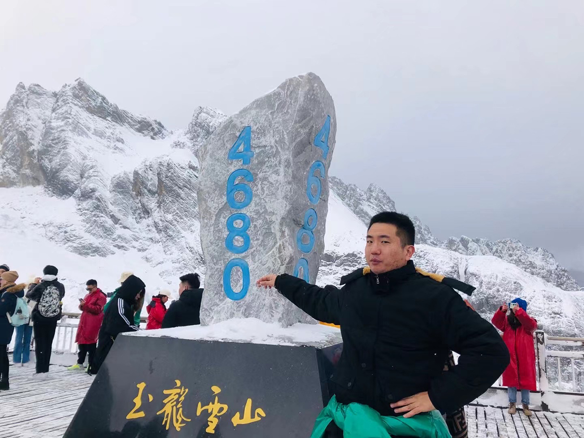 中国雲南省の雪山登山(提供＝加藤勇樹)