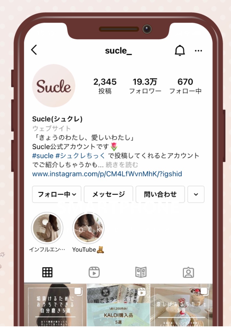2017年にオリジナルアカウント「@sucle_」をリリースし、現在は姉妹メディアを含め約65万フォロワーを獲得している。
